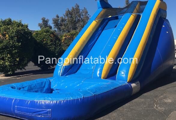 An inflatable slide rental business