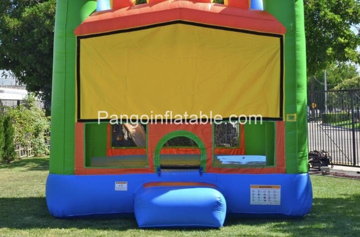 The thematic and funny inflatable bounce house