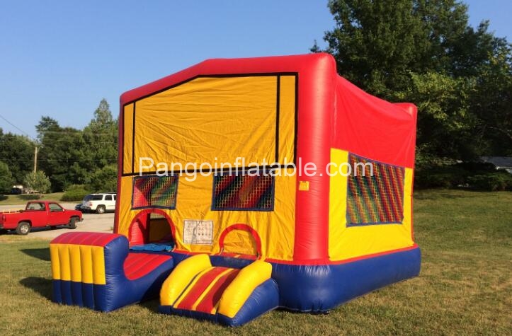 The thematic and funny inflatable bounce house