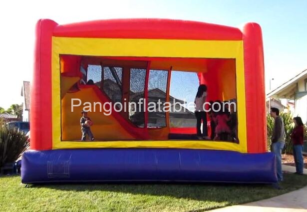 How to properly secure inflatable bounce houses