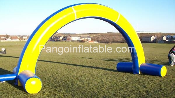 Use an inflatable arch to welcome guests to your event Use an inflatable arch to welcome guests to your event