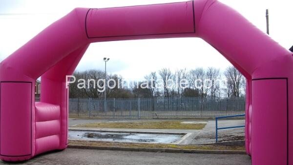 Use an inflatable arch to welcome guests to your event Use an inflatable arch to welcome guests to your event