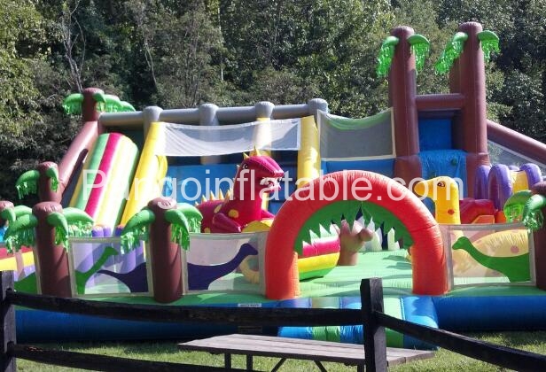 An inflatable fun city is good An inflatable fun city is good