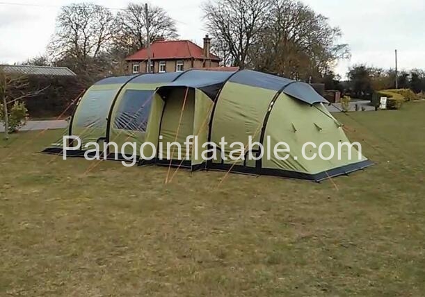 How to set up an inflatable tent