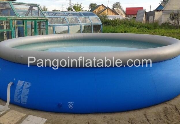 What ways to set up an inflatable pool