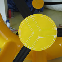 Inflatable water wheelGW103