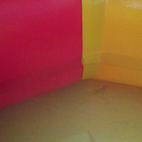 Red and yellow inflatable swim ringGW149