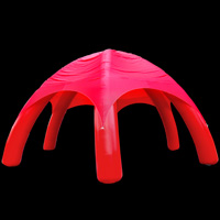 red inflatable tentGN095