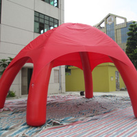 red inflatable tentGN095