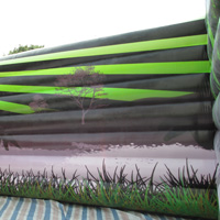 Inkjet inflatable wallsGN093