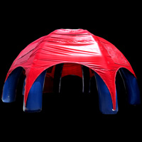 red inflatable dome tentGN090