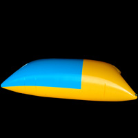 Yellow and blue inflatable springboardGW141