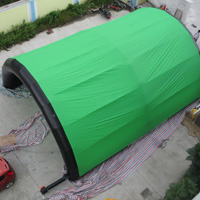 Green and black arch inflatable tentGN101