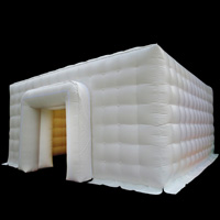 White flat-top inflatable tentGN100