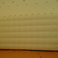 White flat-top inflatable tentGN100