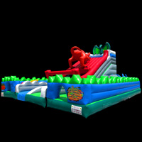 inflatable Dinosaur slide combinationGF095