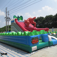 inflatable Dinosaur slide combinationGF095