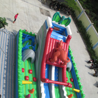 inflatable Dinosaur slide combinationGF095