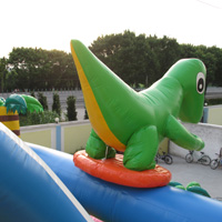 inflatable Small dinosaur slideGI161