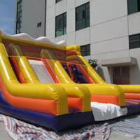 inflatable climbing slideGI155