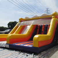 inflatable climbing slideGI155