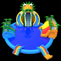 [GP067]Inflatable Pool Water Park