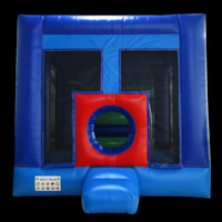 Blue mini inflatable bouncerGB505