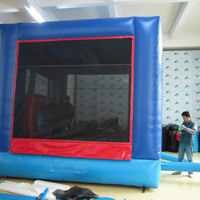 Blue mini inflatable bouncerGB505