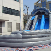 Inflatable Water Slide with PoolGI153