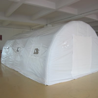 White outdoor inflatable tentGN078