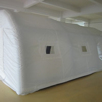 White outdoor inflatable tentGN078