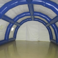 White outdoor inflatable tentGN078