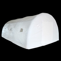 White outdoor inflatable tentGN078