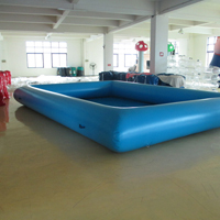 Light blue inflatable poolGP072