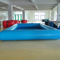 Light blue inflatable poolGP072