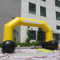 yellow inflatable archesGA150