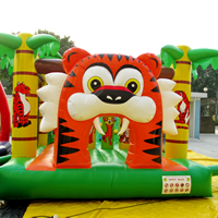 inflatable tiger Obstacle slidesGE143