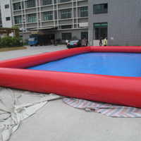 red inflatable poolGP074