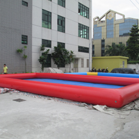 red inflatable poolGP074