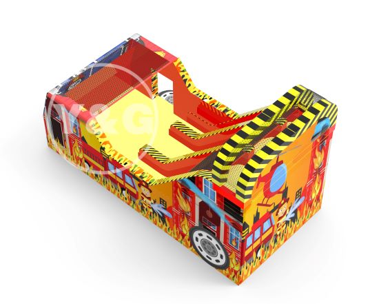 Fire Engine Inflatable Obstacle GameYG-038