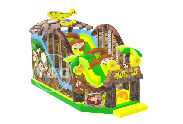 Monkeey house inflatable slidesYG-039