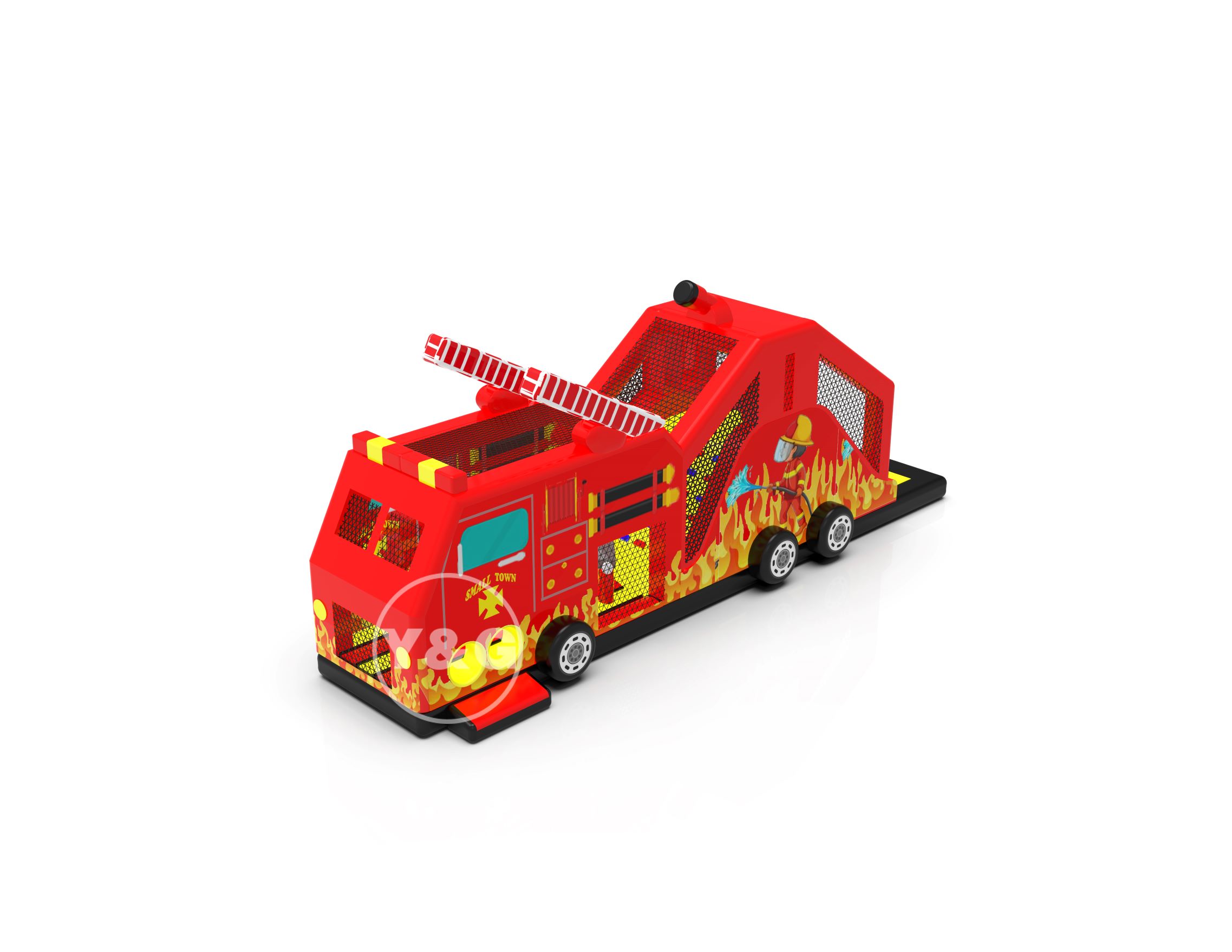 Fire Truck Inflatable GamesGN-104