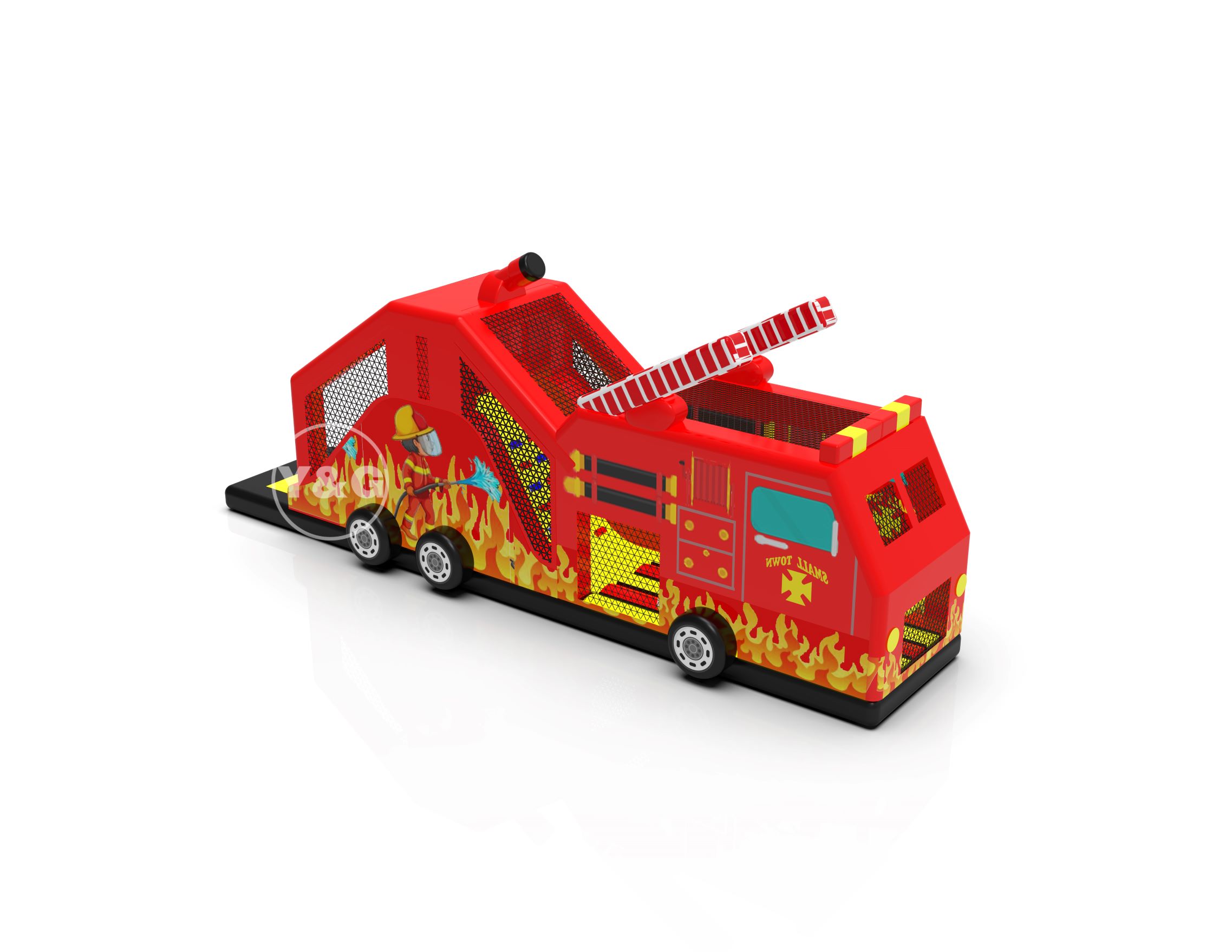 Fire Truck Inflatable GamesGN-104