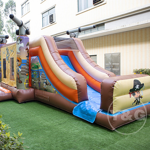 Turret Inflatable Combo Inflatable SlideYGC37