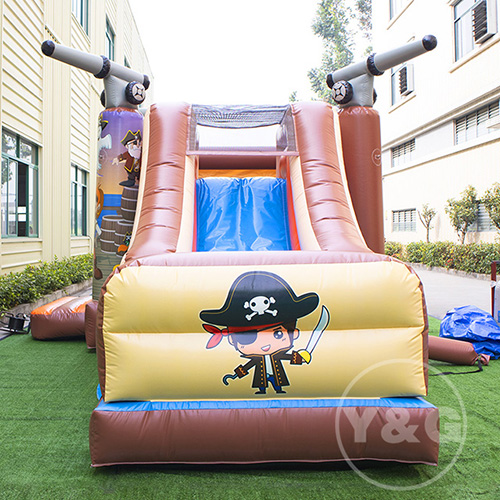 Turret Inflatable Combo Inflatable SlideYGC37