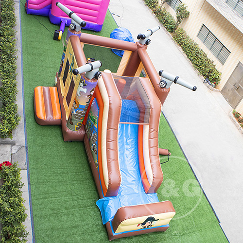 Turret Inflatable Combo Inflatable SlideYGC37