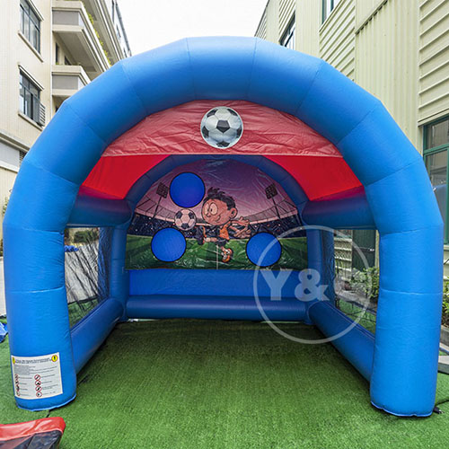 Field Outside inflatable football goalYGG87