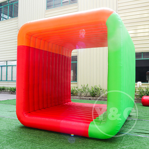 Inflatable Flip It Square Rolling GameAKD109-Red