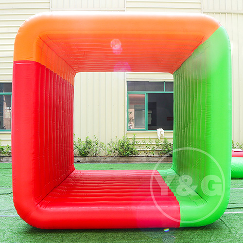 Inflatable Flip It Square Rolling GameAKD109-Red