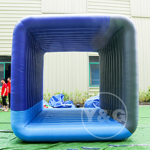 Inflatable Flip It Square Rolling GameAKD109-Red